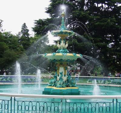 botanical gardens fountain